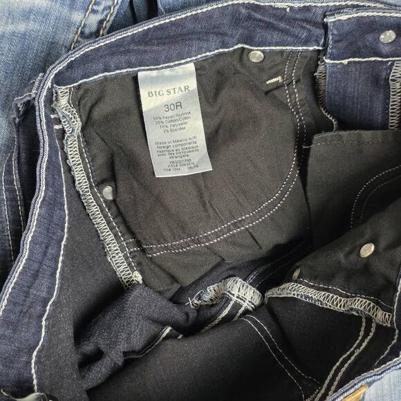 Big Star Desi Skinny Jeans 30R Dark Wash Stretch Denim - Picture 10 of 12